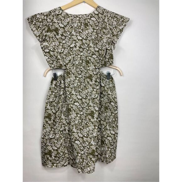 Rails Nyla Cutout Waist Dress Olive Vine Medium NEW - Picture 9 of 14